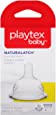 Playtex Baby Naturalatch Most like Mom Silicone Baby Bottle Nipples, Slow Flow, Pack of 2 Nipples (Compatible with all Playtex Baby Bottles)